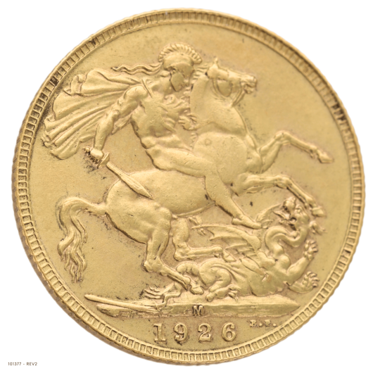 1926M George V Sovereign Extra Fine