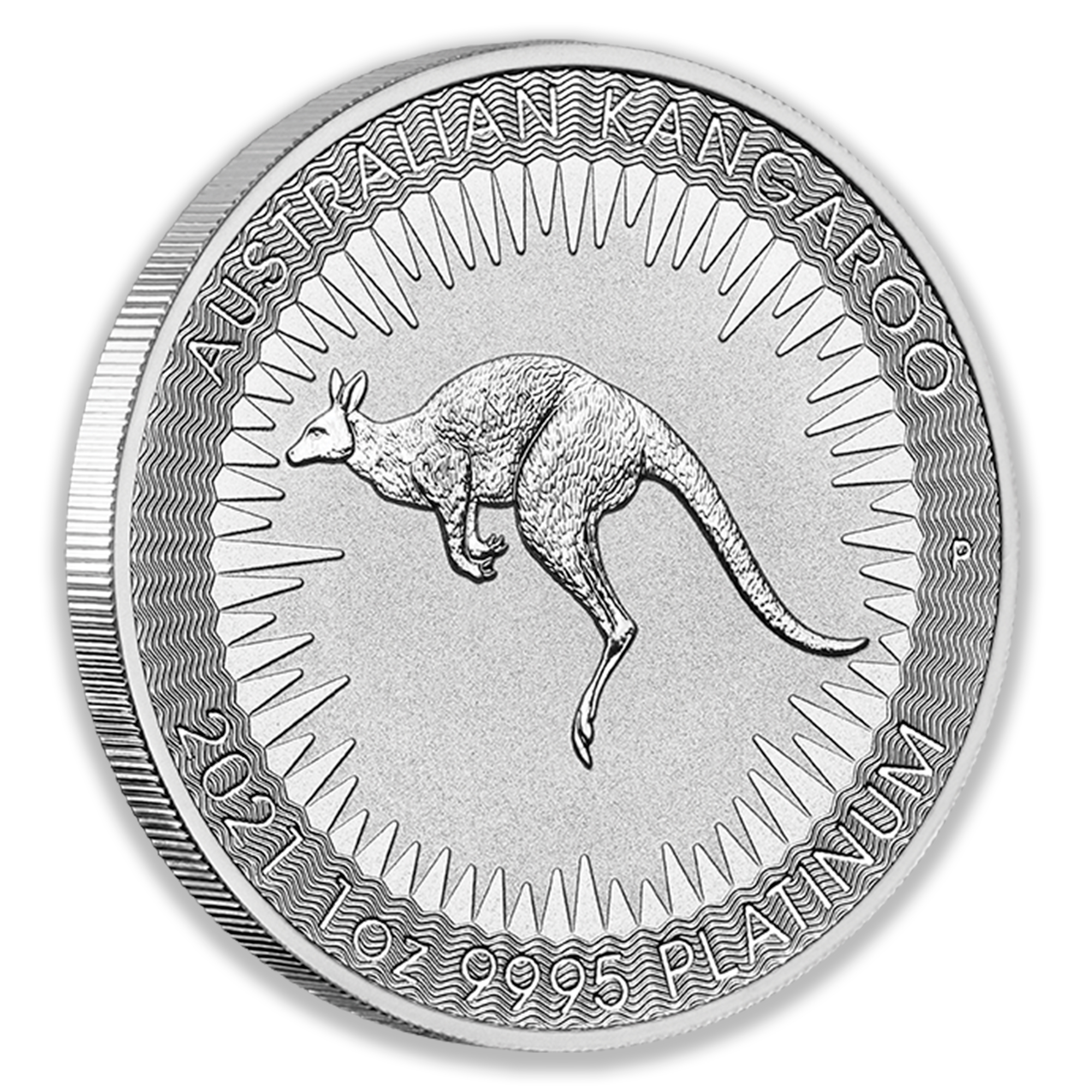 2021 1oz Perth Mint Platinum Kangaroo Coin