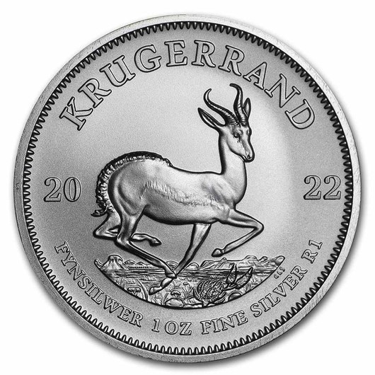 2022 1oz South Africa Silver Krugerrand Coin