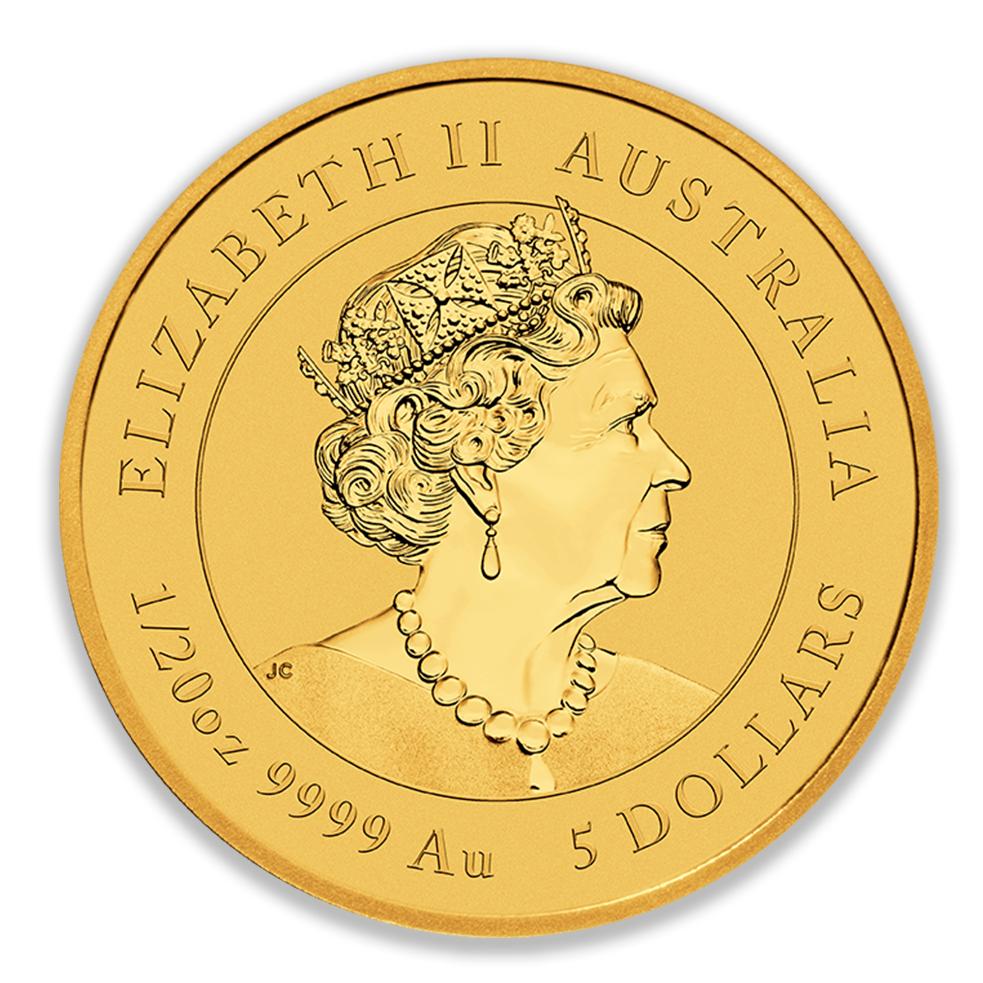 2022 1/20oz Perth Mint Gold Lunar Tiger Coin Series 3
