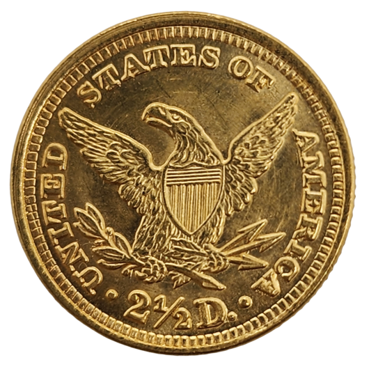 1899 USA $2.50 Liberty Head Gold Coin About Uncirculated