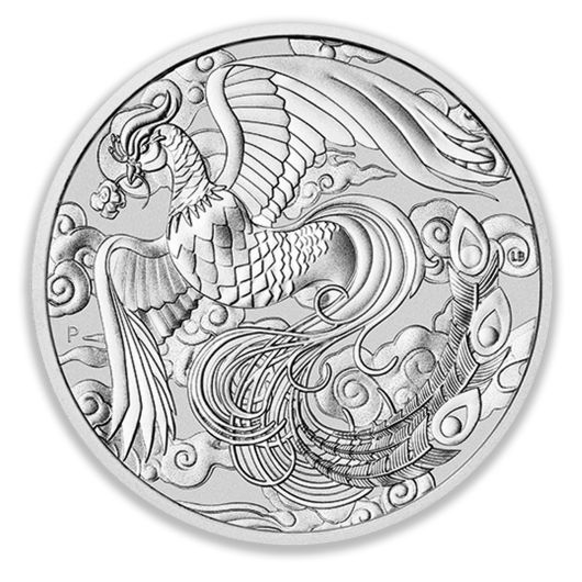 2022 1oz Perth Mint Chinese Myths and Legends Phoenix Silver Coin