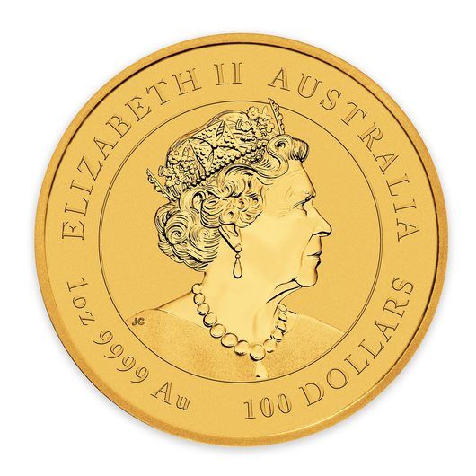 2023 1oz Perth Mint Gold Lunar Rabbit Coin Series 3