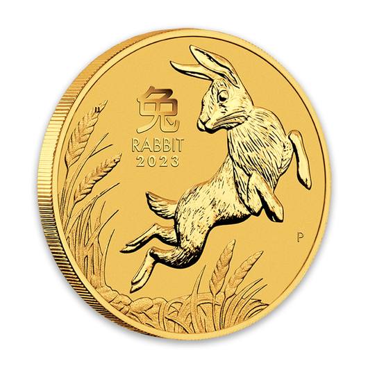 2023 1/4oz Perth Mint Gold Lunar Rabbit Coin Series 3