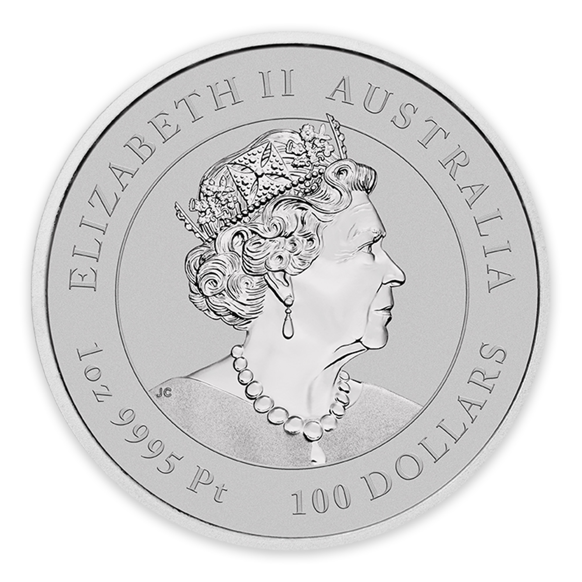 2023 1oz Perth Mint Platinum Lunar Rabbit Coin Series 3