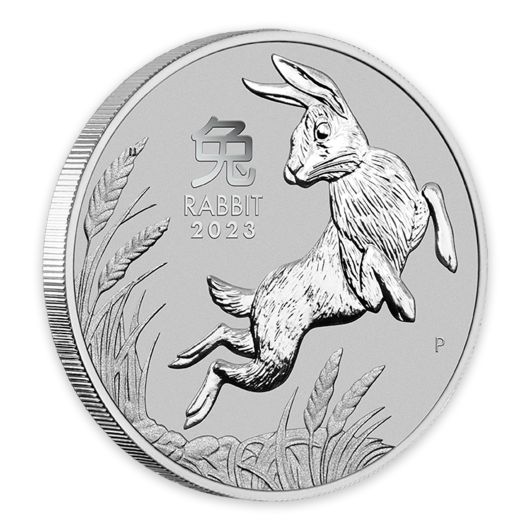 2023 1oz Perth Mint Platinum Lunar Rabbit Coin Series 3