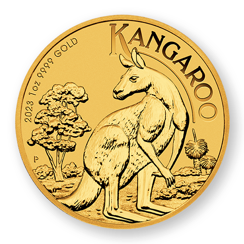 2023 1oz Perth Mint Gold Kangaroo Coin