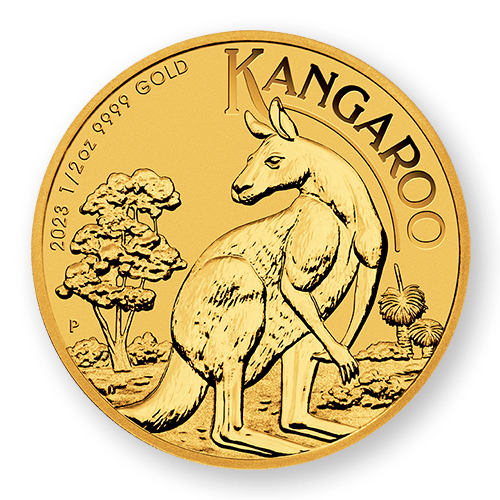 2023 1/2oz Perth Mint Gold Kangaroo Coin