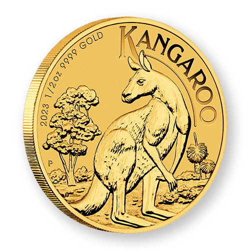 2023 1/2oz Perth Mint Gold Kangaroo Coin