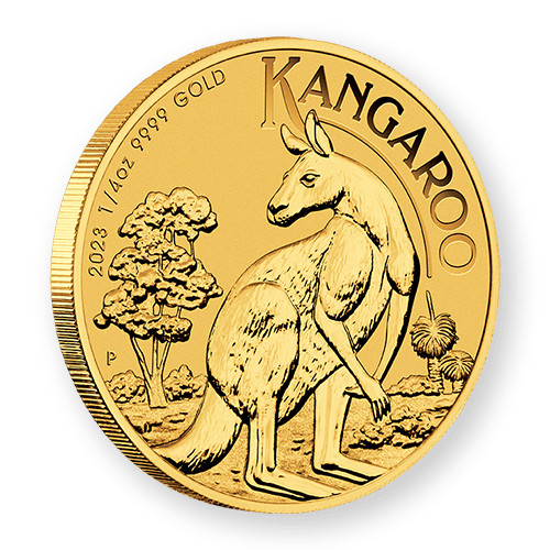 2023 1/4oz Perth Mint Gold Kangaroo Coin