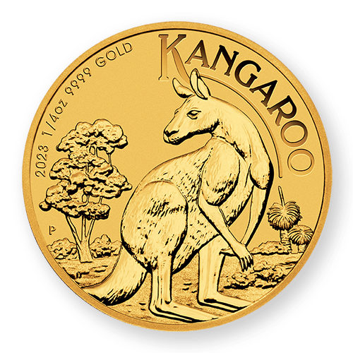 2023 1/4oz Perth Mint Gold Kangaroo Coin