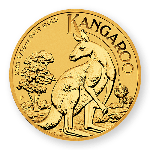 2023 1/10oz Perth Mint Gold Kangaroo Coin