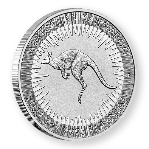 2023 1oz Perth Mint Platinum Kangaroo Coin