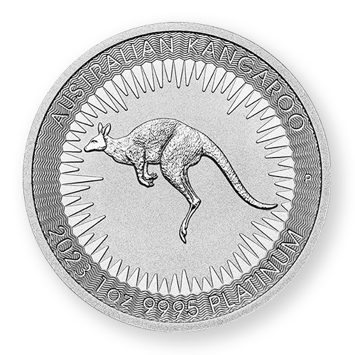 2023 1oz Perth Mint Platinum Kangaroo Coin