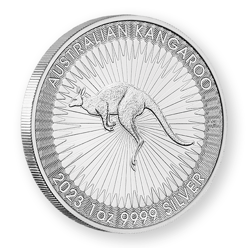 2023 1oz Perth Mint Silver Kangaroo Coin