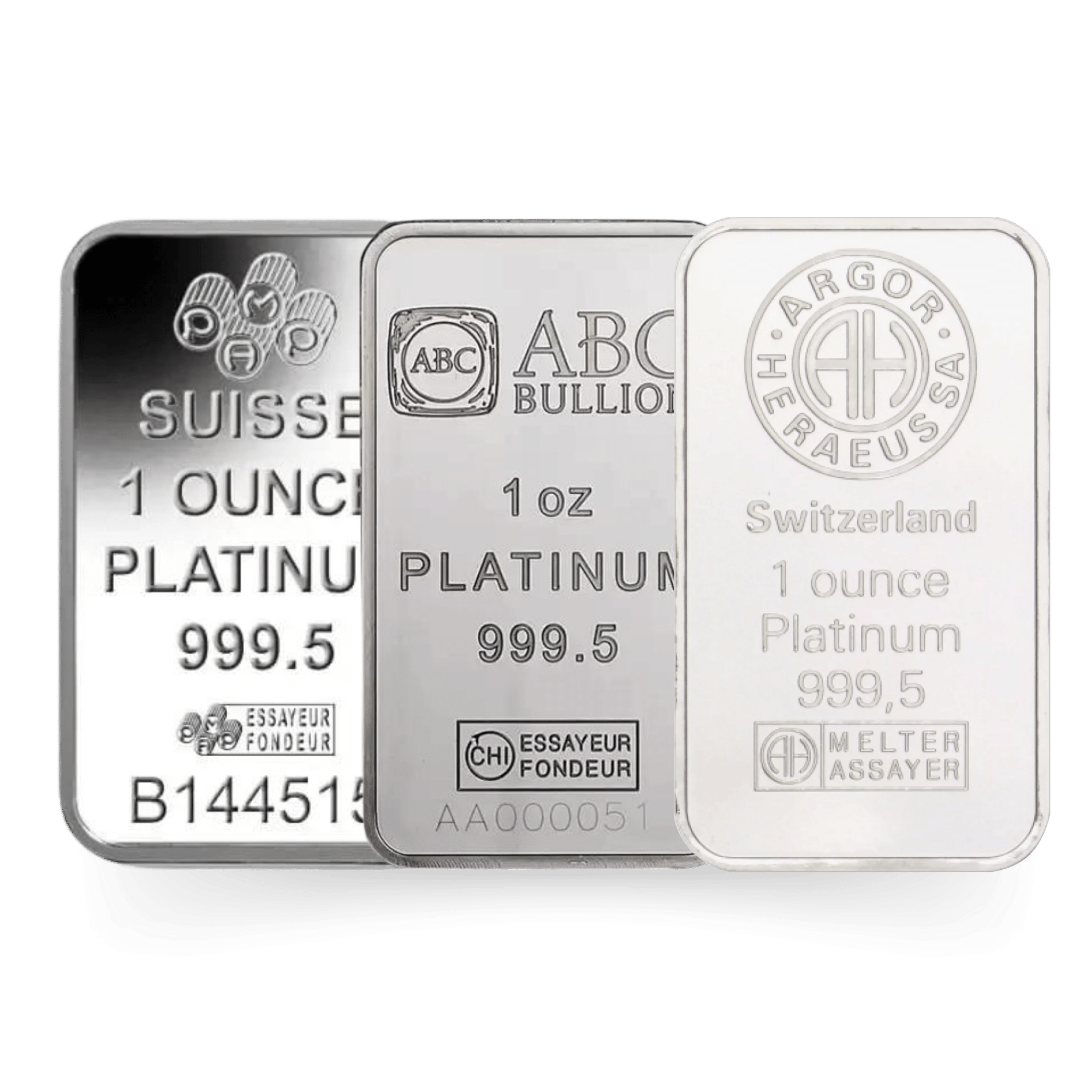 1oz Platinum Bar (Secondary)