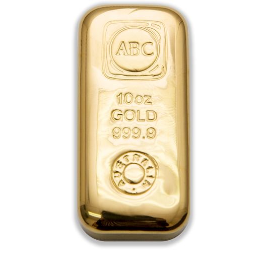 10oz ABC Gold Cast Bar