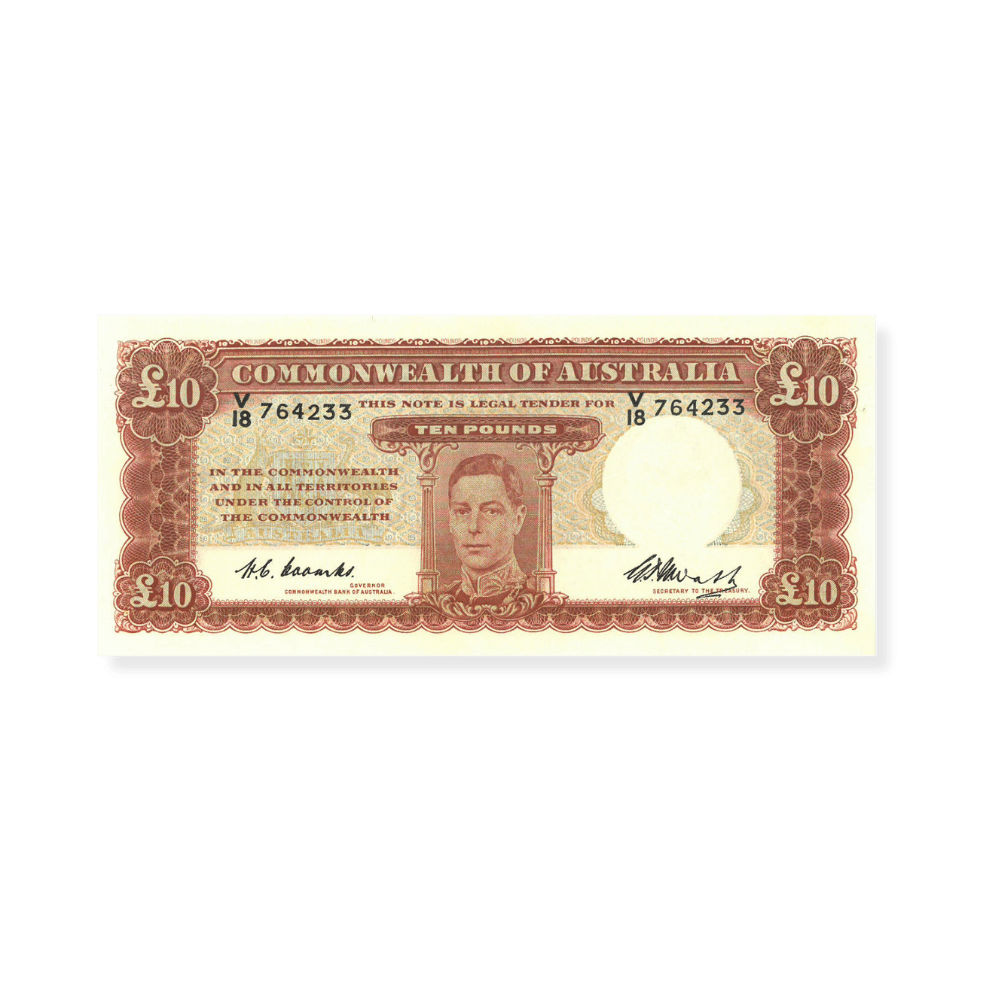R60 1949 Ten Pound Banknote Grade Uncirculated