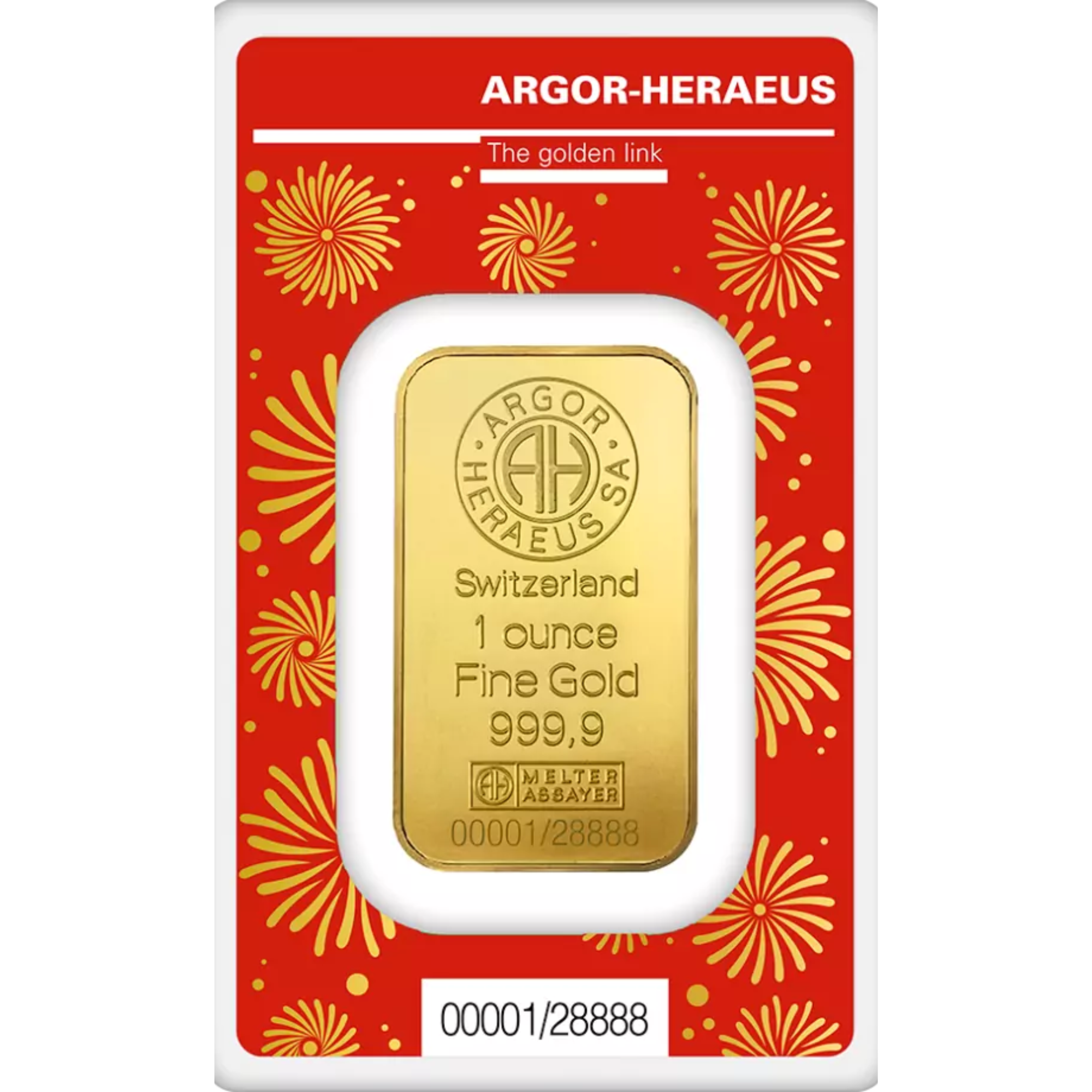 2024 1oz Argor-Heraeus Gold Lunar Dragon Minted Bar