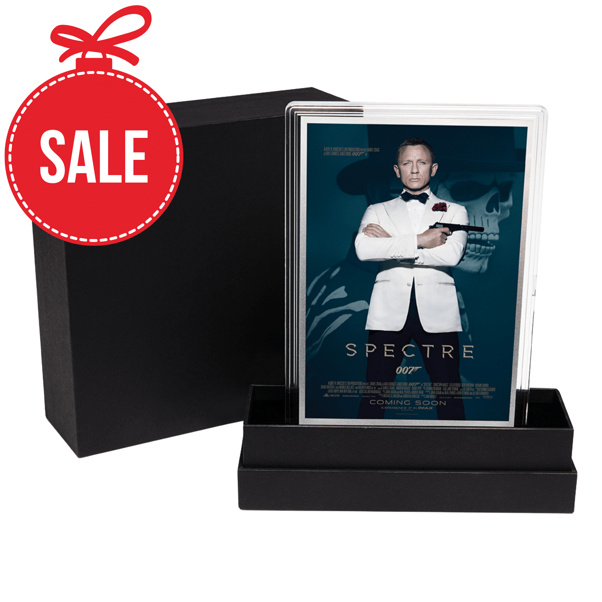 James Bond Silver Foil Poster -SPECTRE