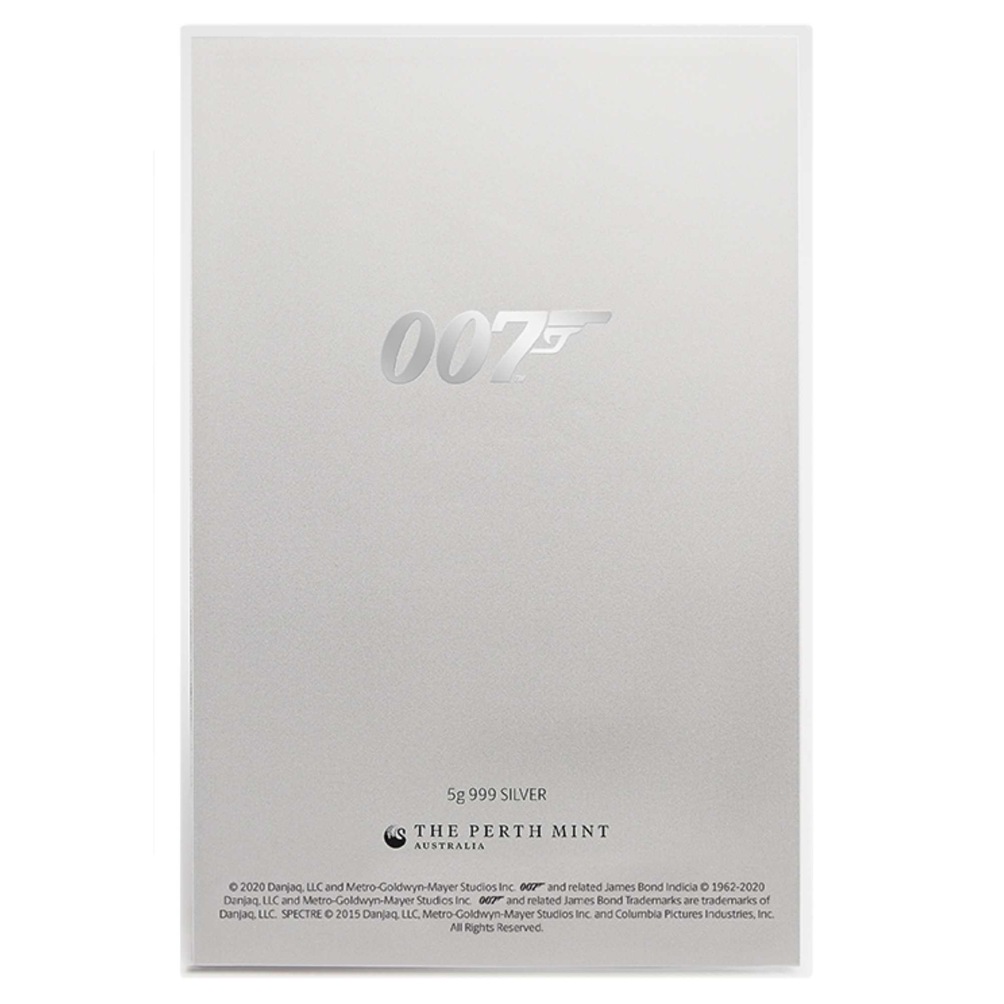 James Bond Silver Foil Poster -SPECTRE