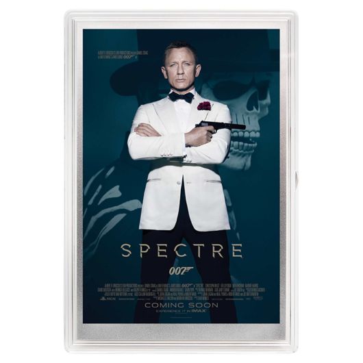 James Bond Silver Foil Poster -SPECTRE