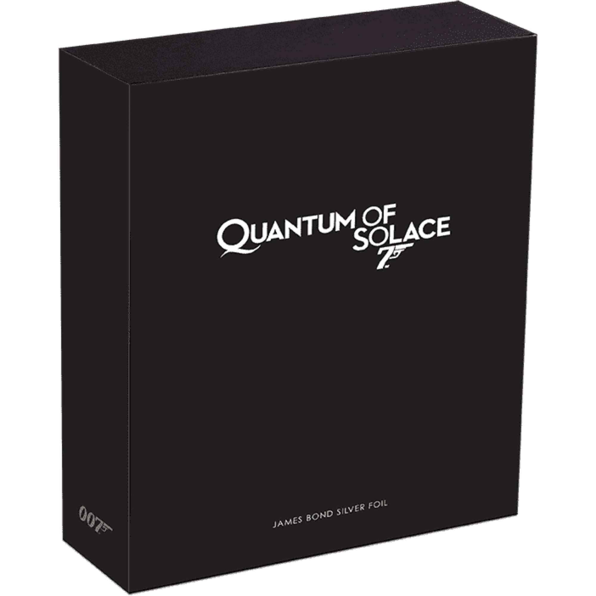 James Bond Silver Foil Poster - QUANTUM OF SOLACE