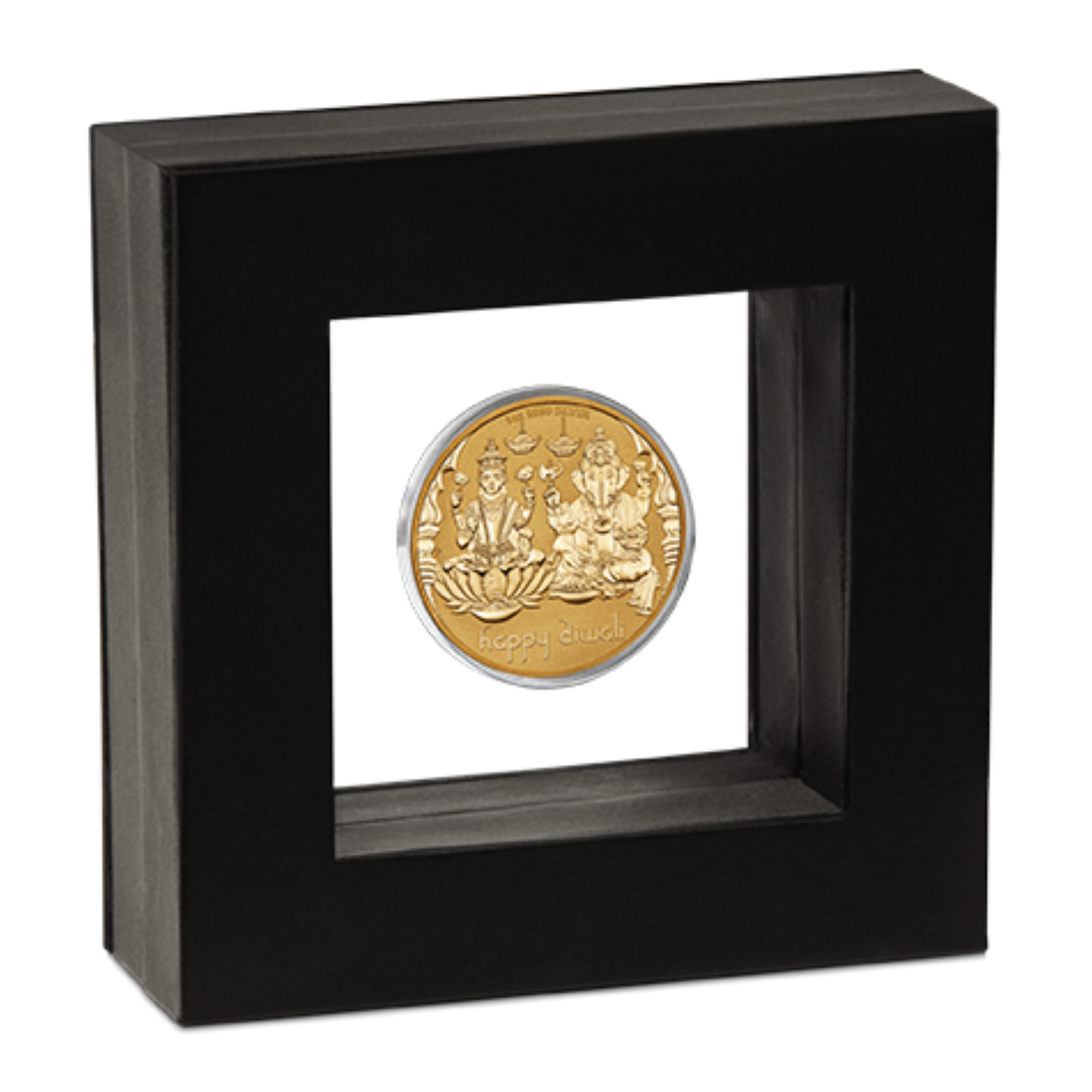 2023 Diwali 1oz Silver Gilded BU Medallion