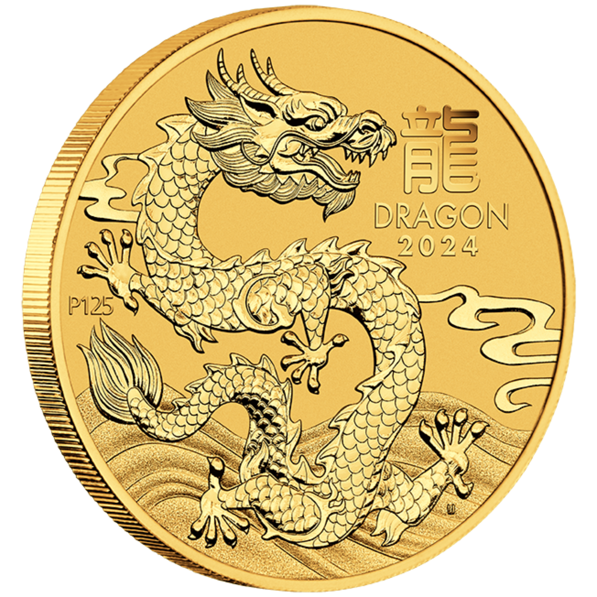 2024 2oz Perth Mint Gold Lunar Dragon Coin Series 3