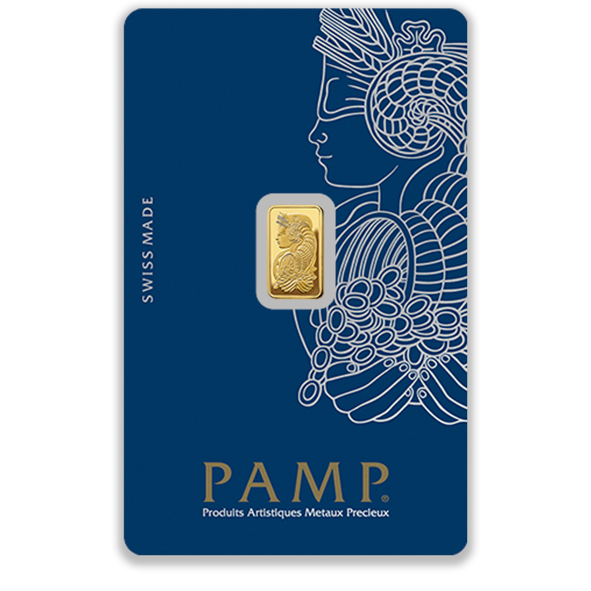 1g PAMP Lady Fortuna Gold Minted Bar