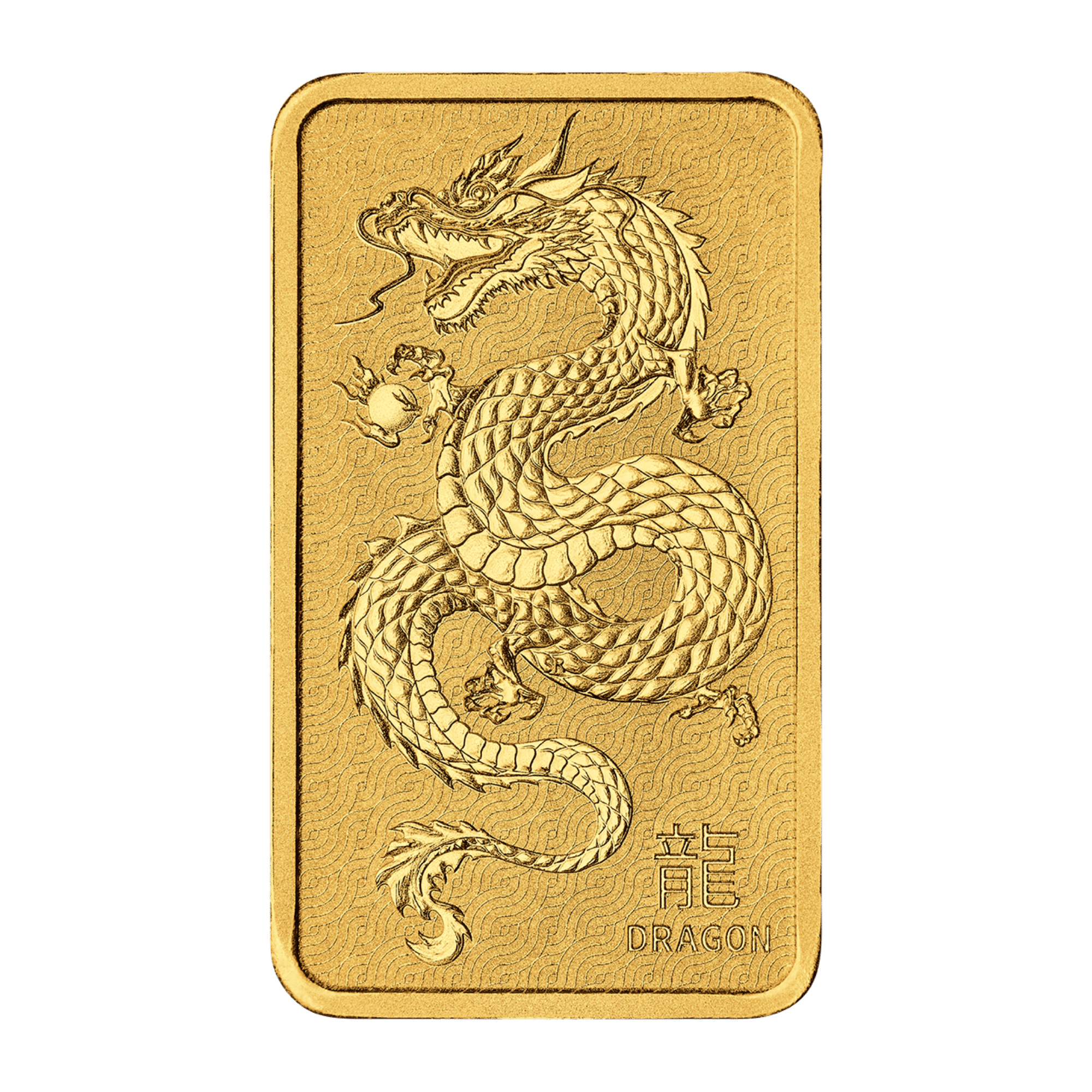 2024 1oz Perth Mint Gold Lunar Dragon Bar