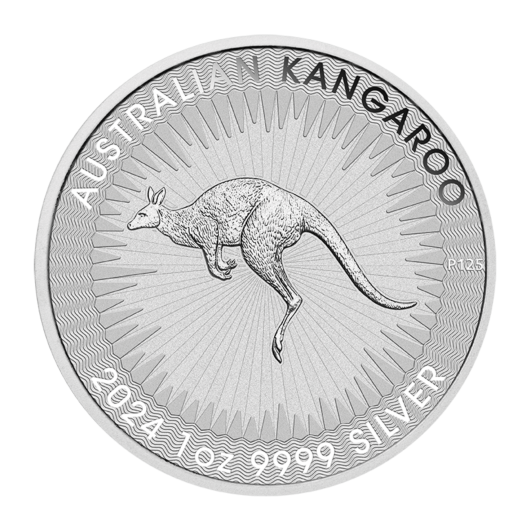 2024 1oz Perth Mint Silver Kangaroo Coin