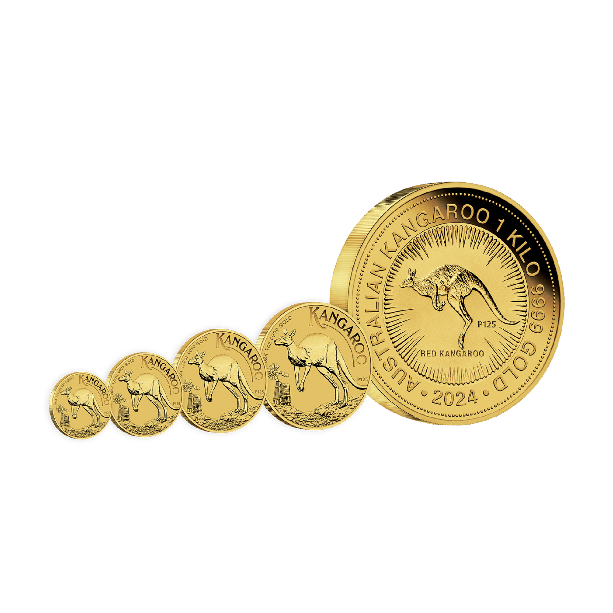 2024 1oz Perth Mint Gold Kangaroo Coin