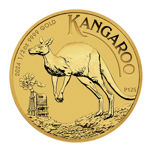 2024 1/2oz Perth Mint Gold Kangaroo Coin