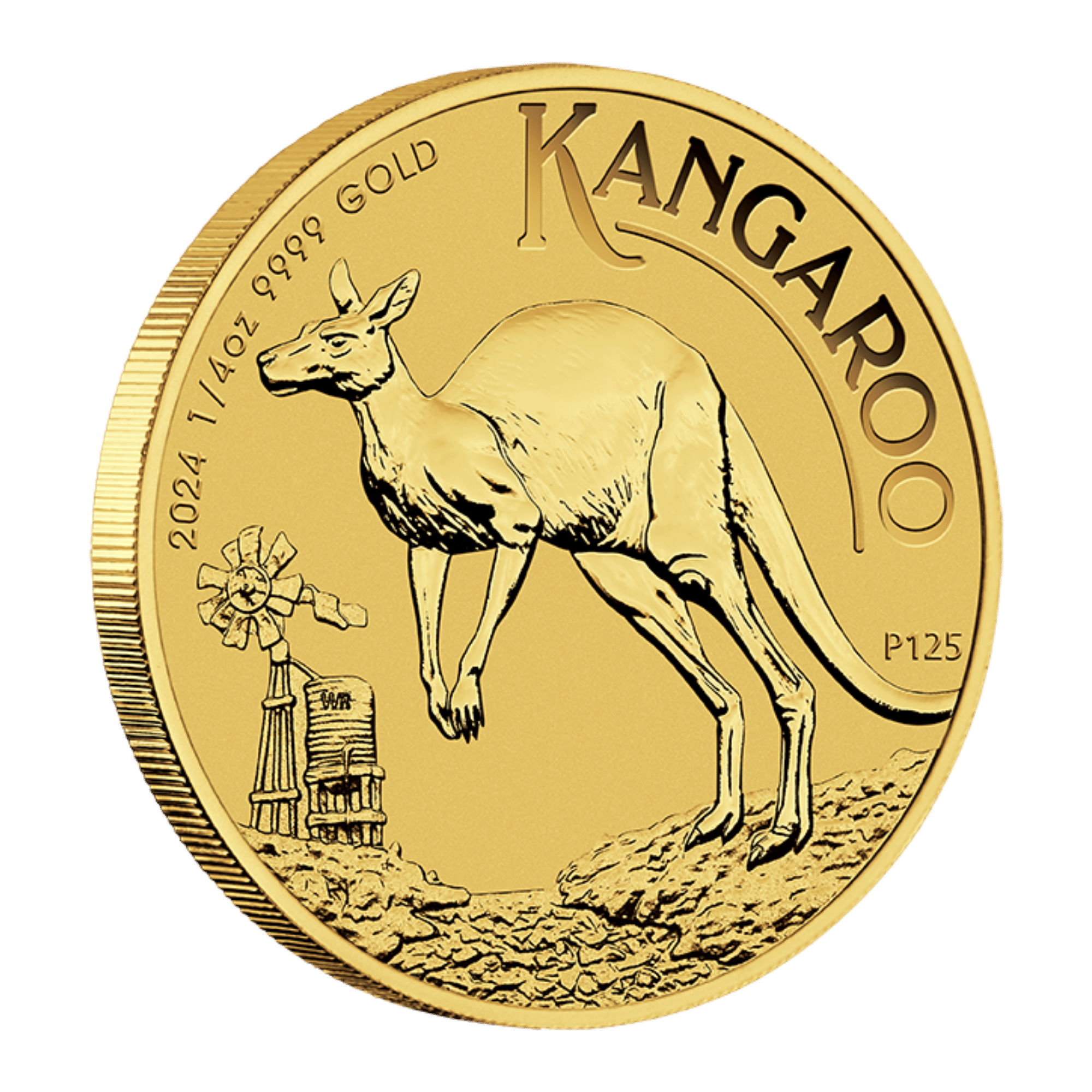2024 1/4oz Perth Mint Gold Kangaroo Coin