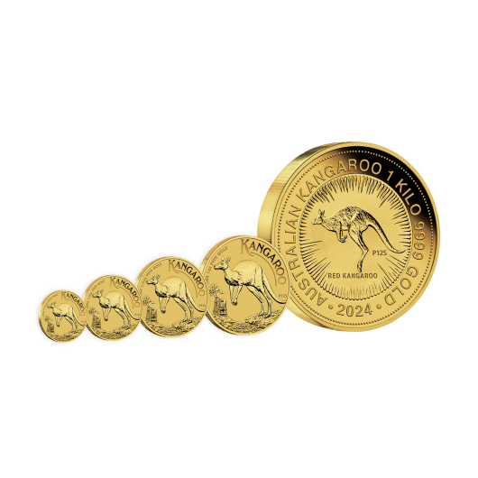 2024 1/10oz Perth Mint Gold Kangaroo Coin