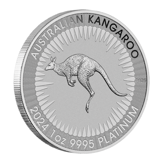 2024 1oz Perth Mint Platinum Kangaroo Coin