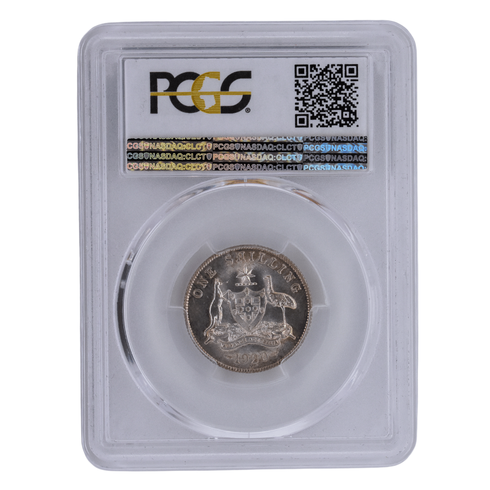 1920 Australian Shilling PCGS MS63