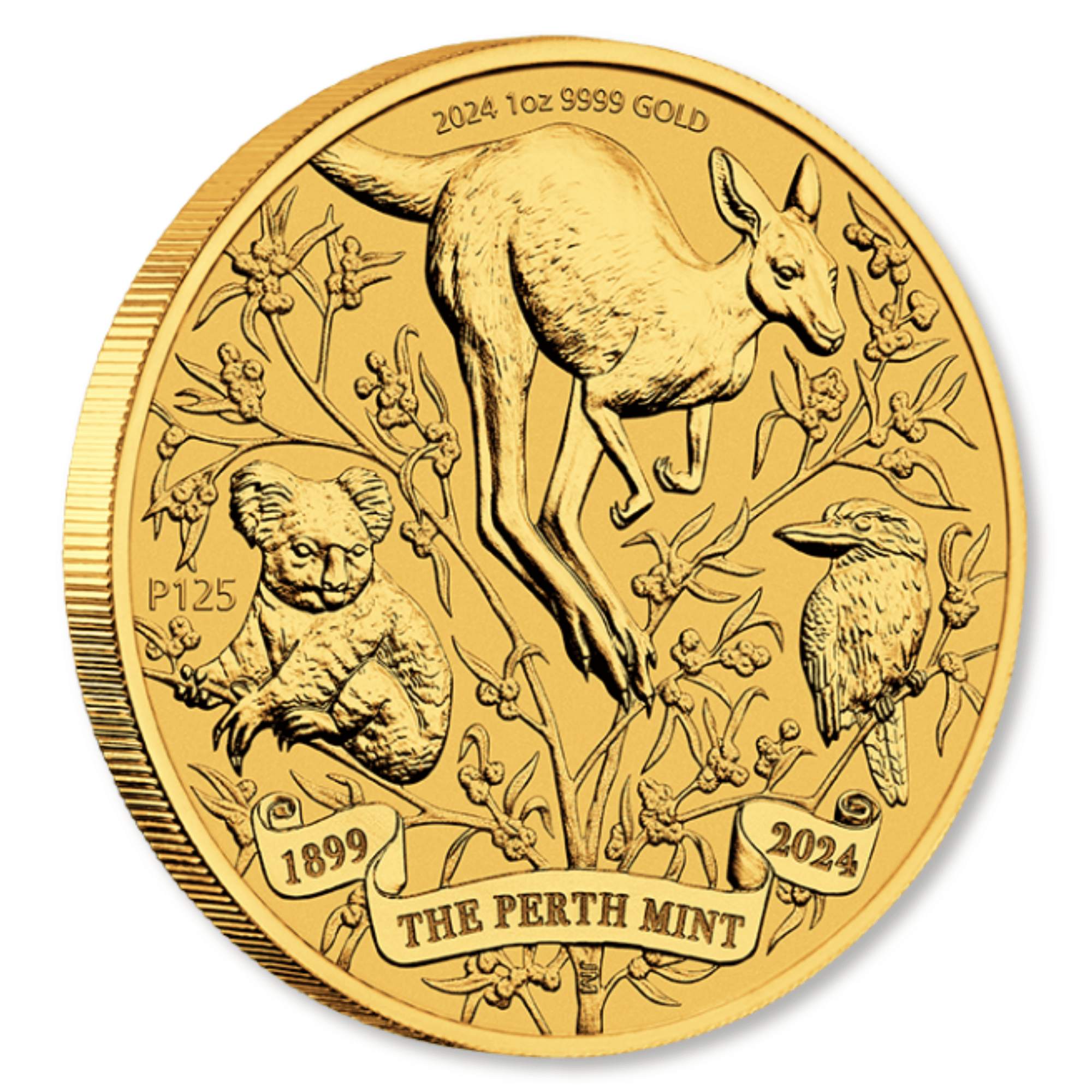 2024 1oz Perth Mint's 125th Anniversary Gold Coin