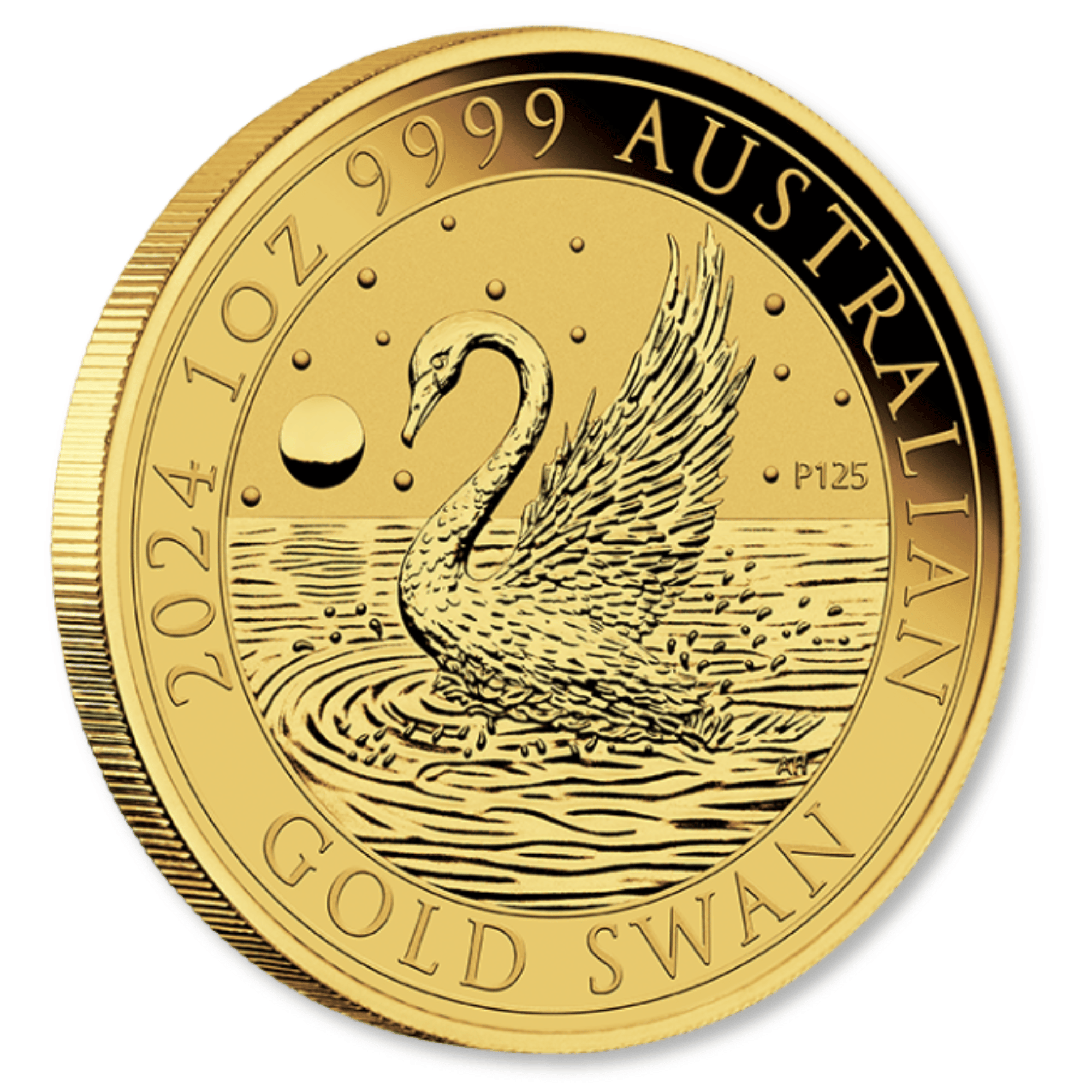 2024 1oz Perth Mint Gold Swan Coin