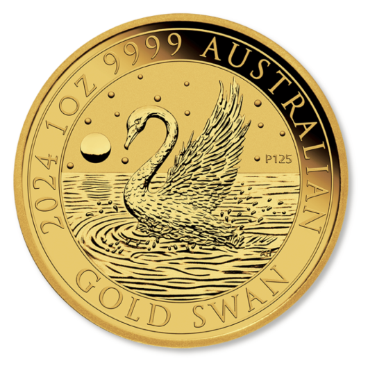 2024 1oz Perth Mint Gold Swan Coin