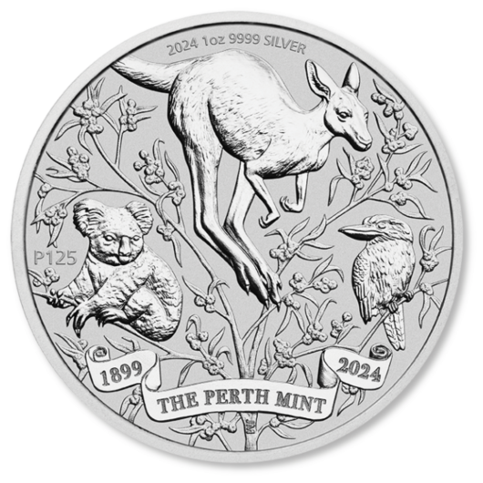 2024 1oz Perth Mint's 125th Anniversary Silver Coin