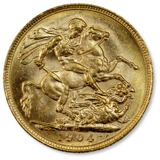 1904M Edward VII Gold Sovereign Uncirculated