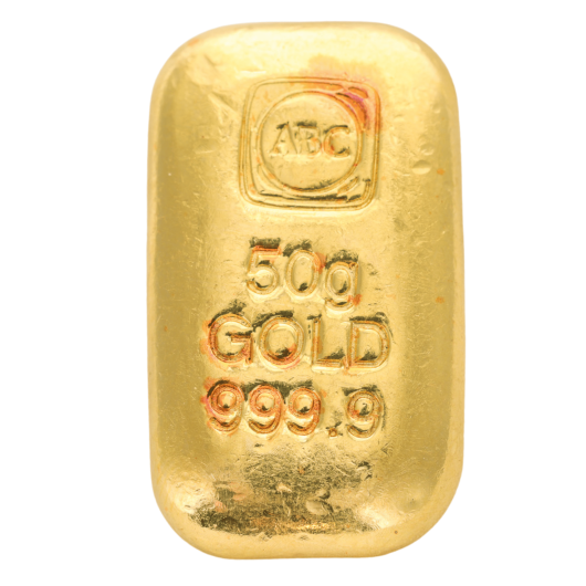 50g Gold Cast Bar (Secondary)
