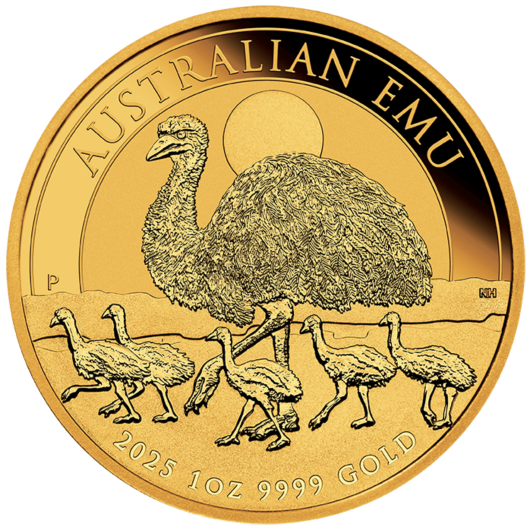 2025 1oz Perth Mint Gold Emu Coin