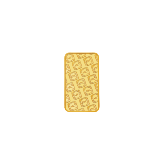 1g ABC Gold Minted Bar
