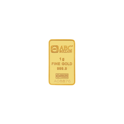 1g ABC Gold Minted Bar
