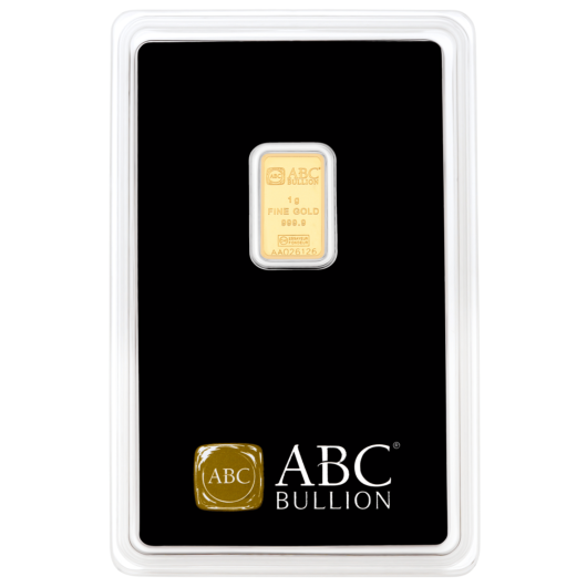 1g ABC Gold Minted Bar