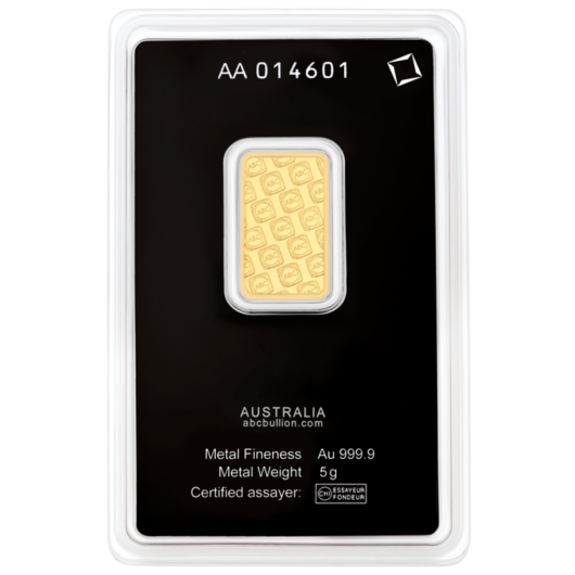 5g ABC Gold Minted Bar