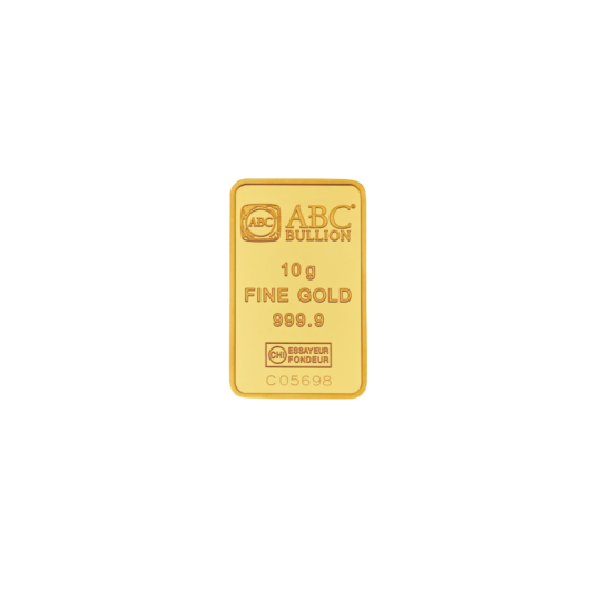 10g ABC Gold Minted Bar